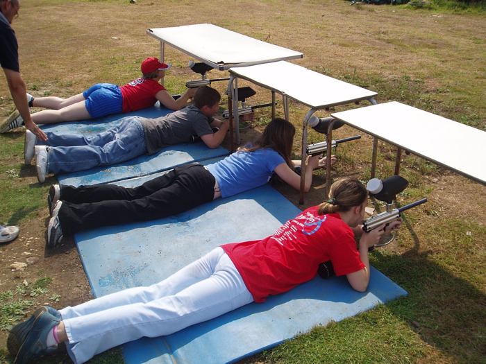 Group Two in Prone position