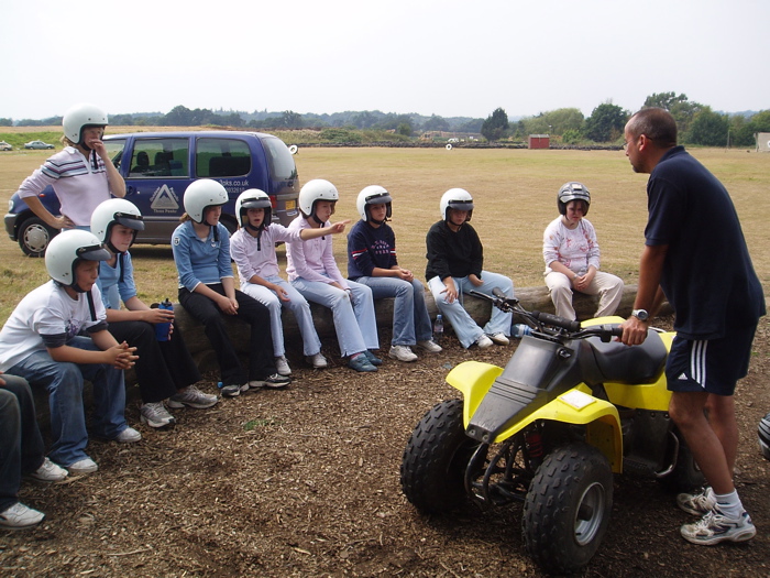 We spent the afternoon on Quad bikes