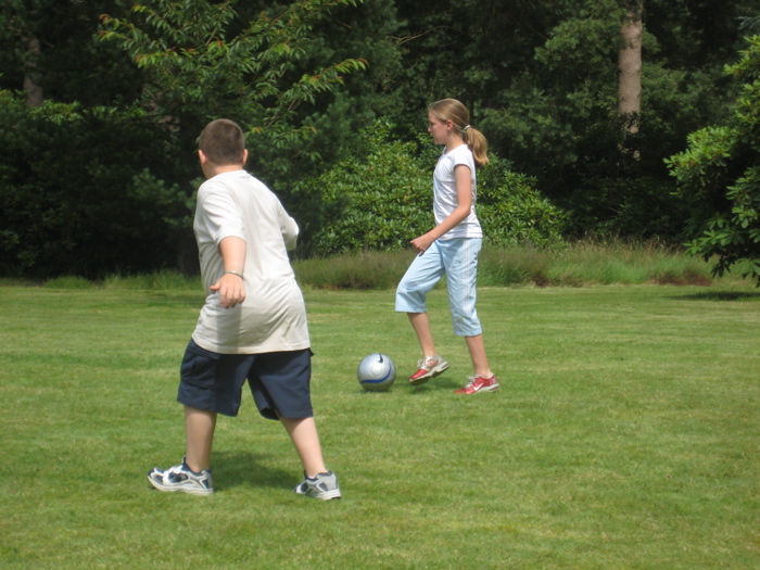 Here's Florence on the ball